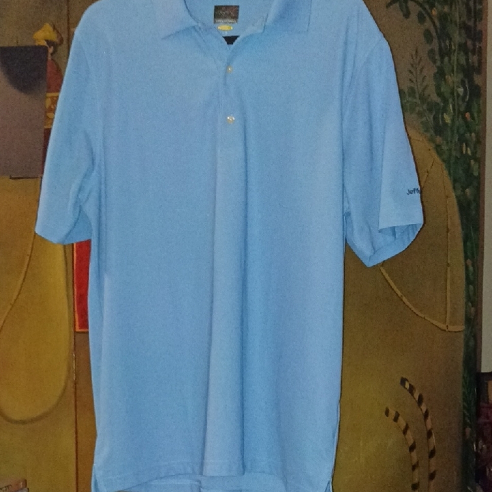 Last Chance Greg Norman Collection Light Blue Polo Shirt for Men